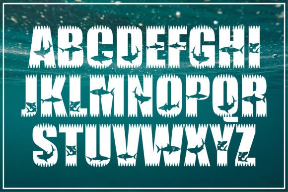 Shark Font preview 2