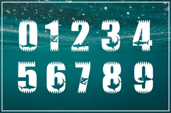 Shark Font preview 3