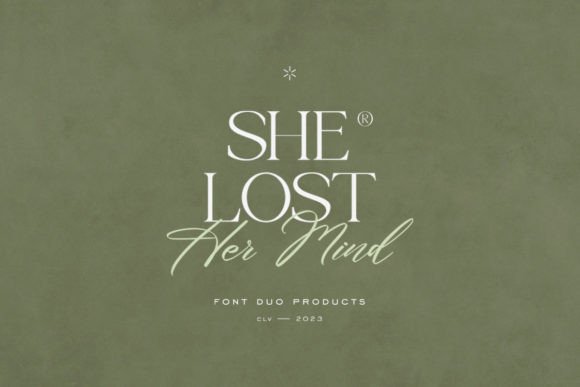She Lost Her Mind Font She Lost Her Mind Font