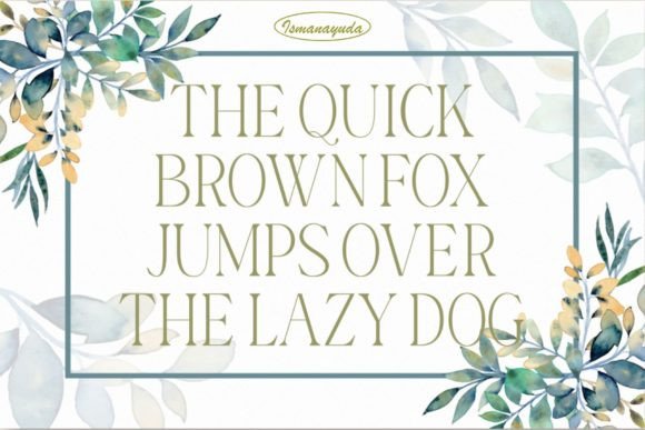 She Abeget Font preview 3