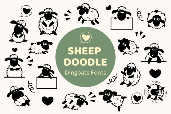 Sheep Doodle Font Sheep Doodle Font