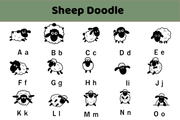 Sheep Doodle Font preview 2