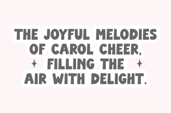Carol Cheers Font preview 3
