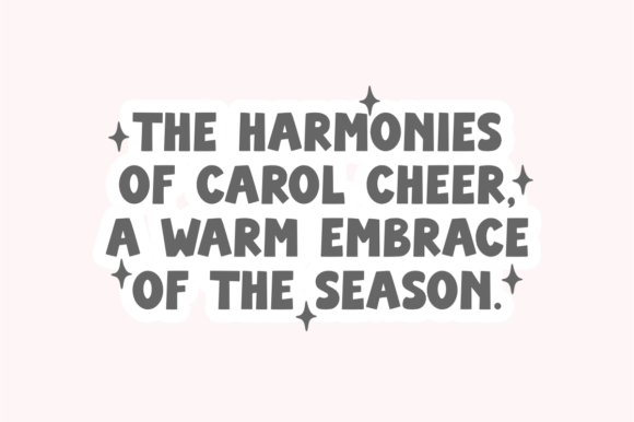 Carol Cheers Font preview 4