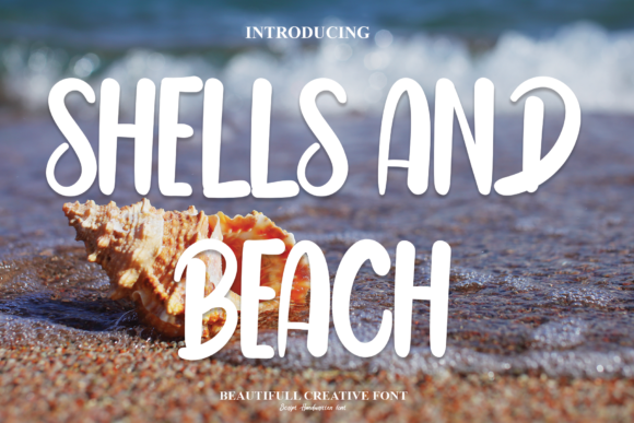 Shells and Beach Font Shells and Beach Font