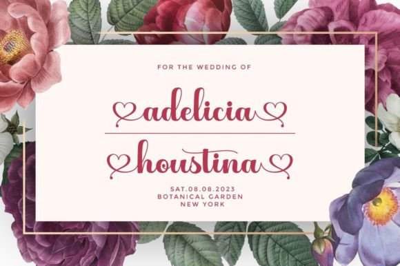 Shenika Font preview 2
