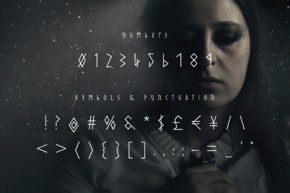 Shieldmaiden Font preview 3