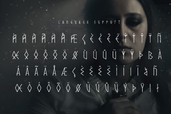 Shieldmaiden Font preview 4