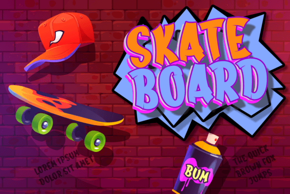 Shine Graffiti Font preview 2