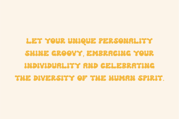 Shine Groovy Font preview 3