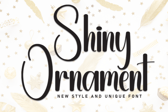 Shiny Ornament Font Shiny Ornament Font