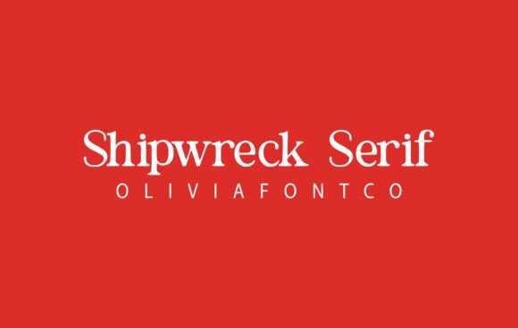 Shipwreck Serif Font preview 2