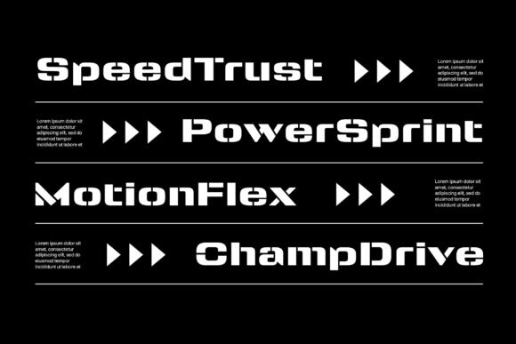 Shock Surgent Font preview 3