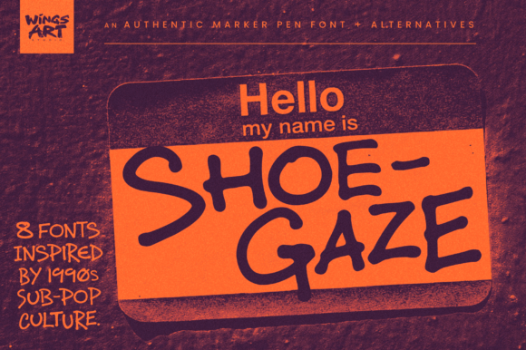 Shoegaze Font