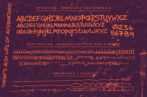 Shoegaze Font preview 3