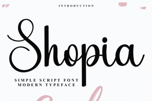 Shopia Font
