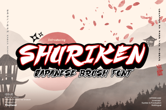 Shuriken Font