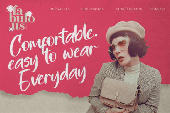 Shutter Breathing Font preview 3