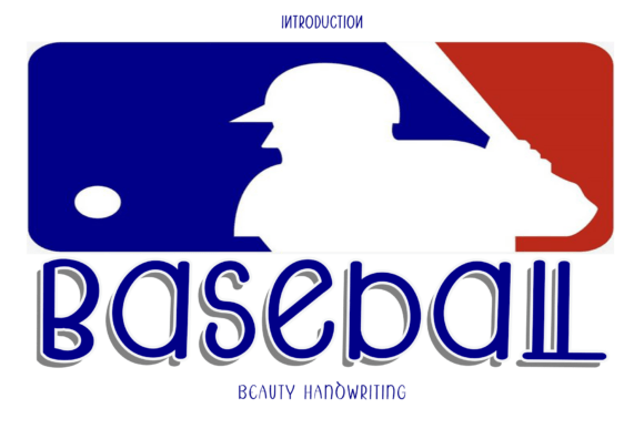 Baseball Font preview 2