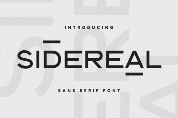 Sidereal Font