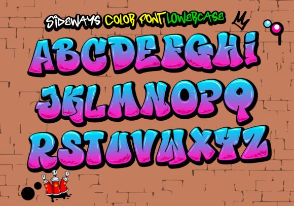 Sideways Font preview 4