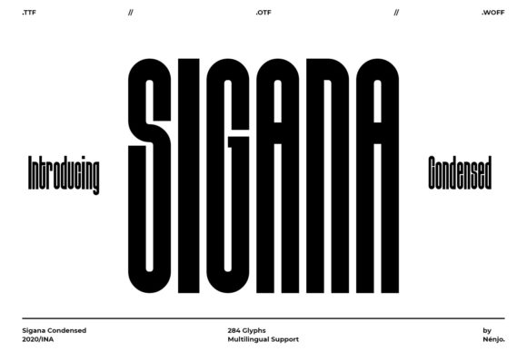 Sigana Font Sigana Font