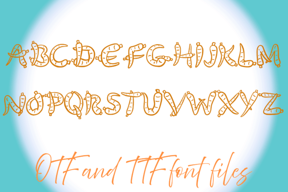 Carrot Font preview 2