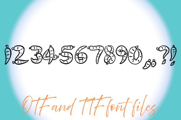 Carrot Font preview 3