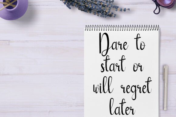 Signature Homework Font preview 3