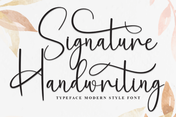 Signature Handwriting Font