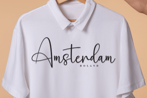 Signature Handwriting Font preview 2