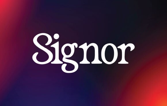 Signor Font preview 2