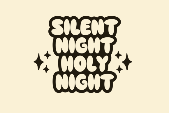 Silent Night Font preview 4