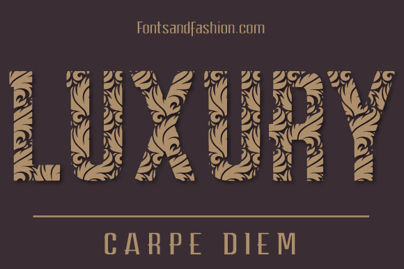 Carpe Diem Luxury Font