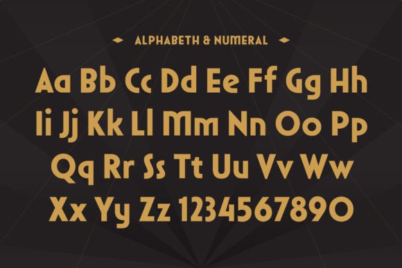 Silvadeco Font preview 2