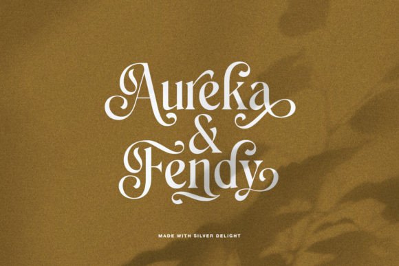 Silver Delight Font preview 4