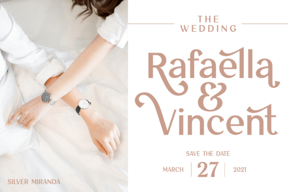 Silver Miranda Font preview 2