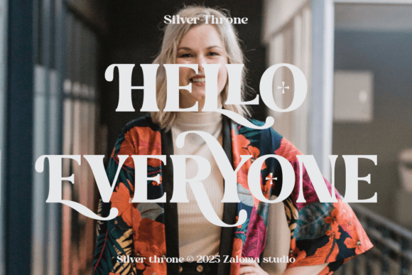 Silver Throne Font preview 2