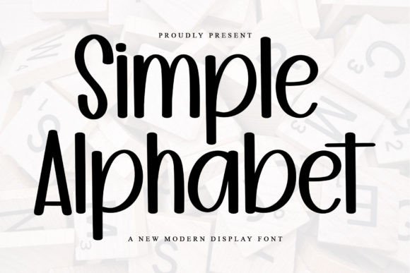 Simple Alphabet Font Simple Alphabet Font