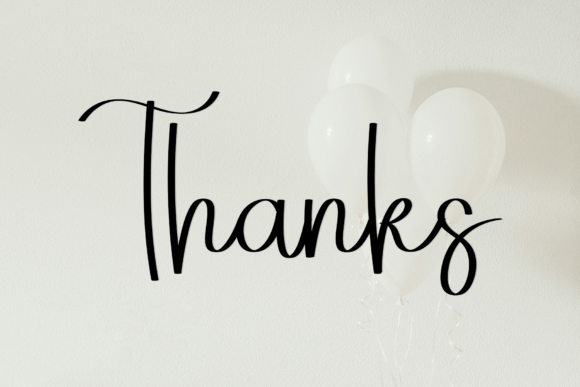 Simple Birthday Font preview 2