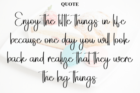 Simple Birthday Font preview 4