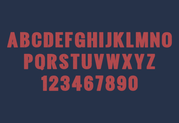 Simple Bold Font preview 4