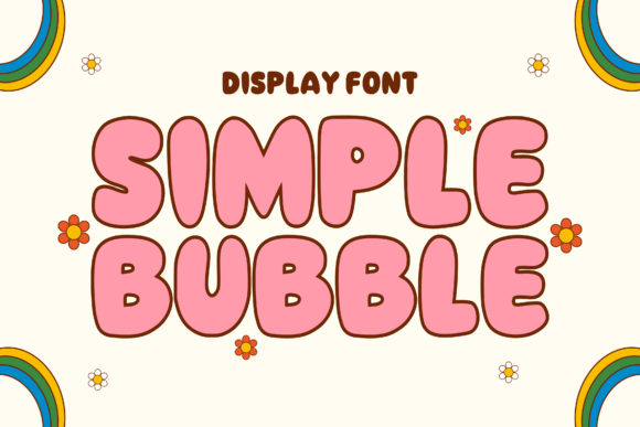 Simple Bubble Font preview 2