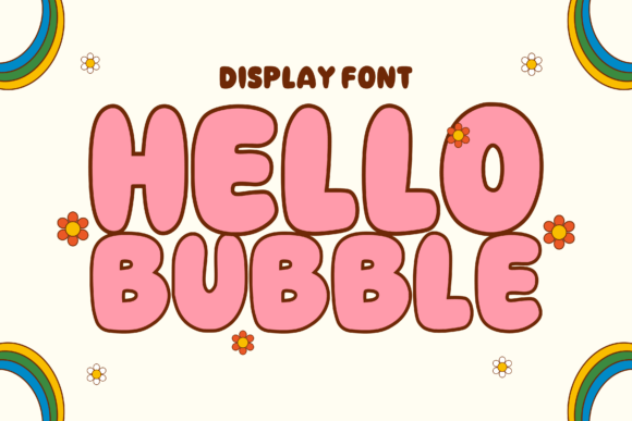 Simple Bubble Font preview 3