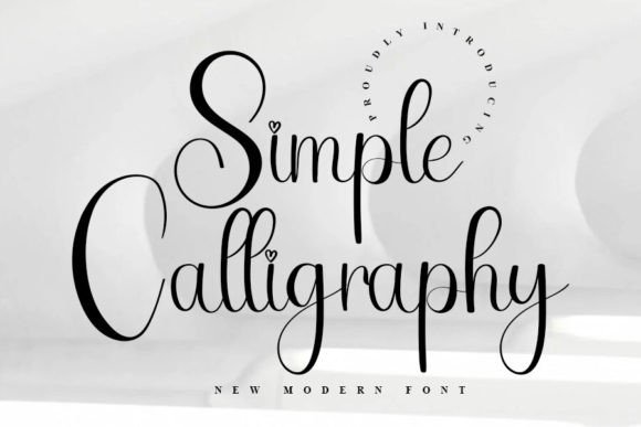 Simple Calligraphy Font