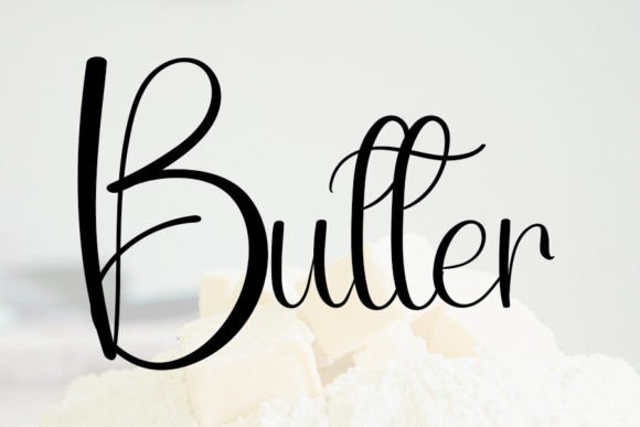Simple Calligraphy Font preview 3