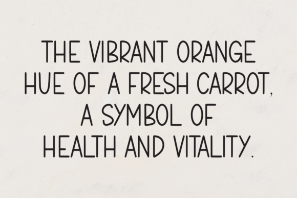 Carrot Whisk Font preview 3