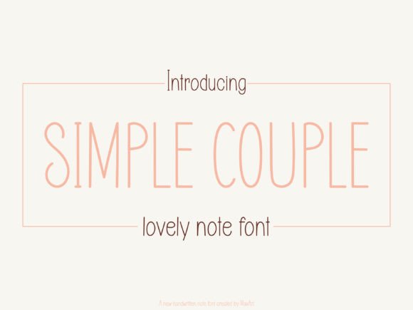 Simple Couple Font