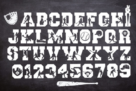 Baseball Mania Font preview 3