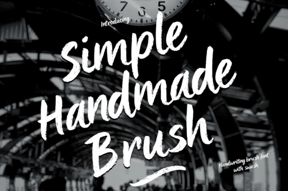 Simple Handmade Font preview 2